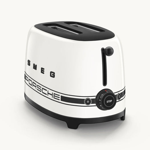 SMEG Porsche X SMEG Two Slice Toaster Carrara White