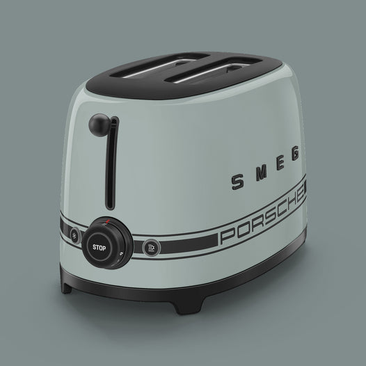 SMEG Porsche TSF01 Two‑Slice Toaster Shade Green