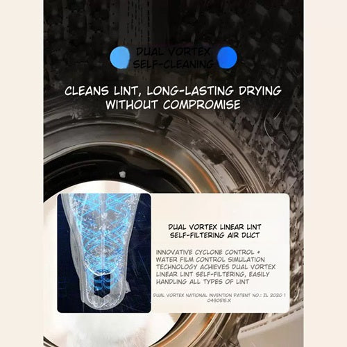 Haier EG100HMAX29S 10kg 2 in 1 Ultra-Thin Front-Load Washer Dryer Energy-Efficient