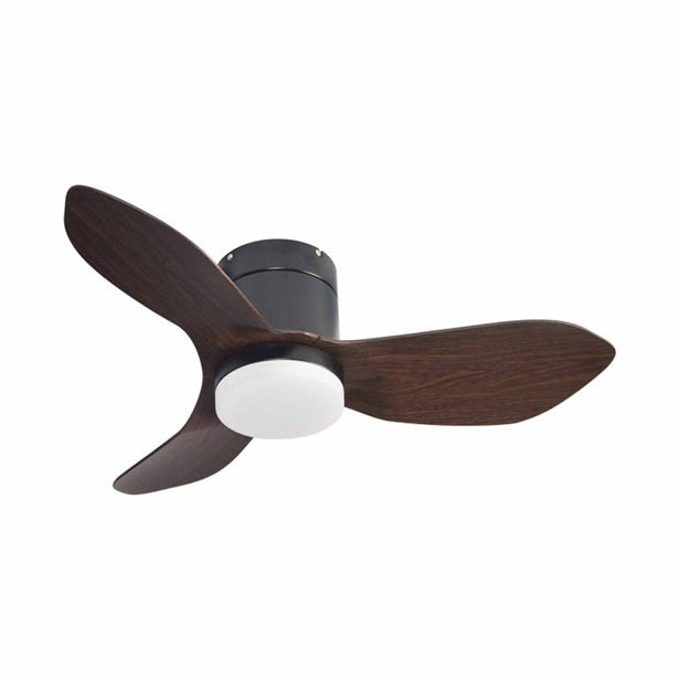 Europace ECF36H - WH/LW / ECF36H - BK/DW 36 in BLDC Motor Ceiling Fan W/light (White With Light Wood)