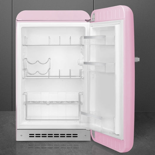 SMEG FAB10HRPK5 50s Retro Freestanding Mini Fridge Pink