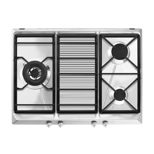 SMEG 70cm Classic Gas Hob 3 Burners