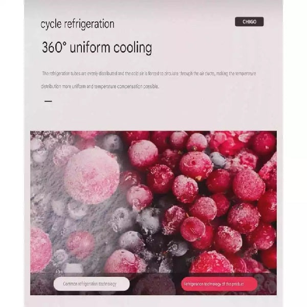 Ice Bear Mini Freezer BD-23/BD-52 23 Litres to 52 Litres 1 Year Warranty 3 Pin plug - Lion City Company