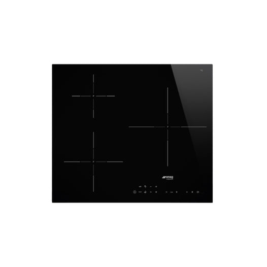SMEG SI5632D Induction Hob 3 Zones 60cm Black Glass