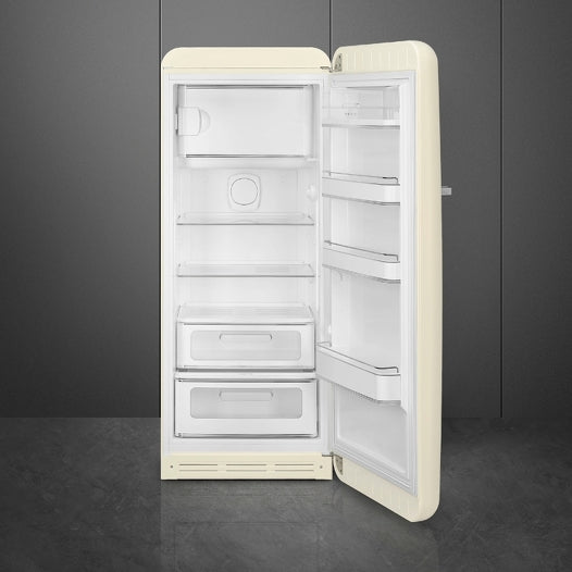 SMEG FAB28RCR5UK 50s Style Retro Freestanding Refrigerator Cream 270L