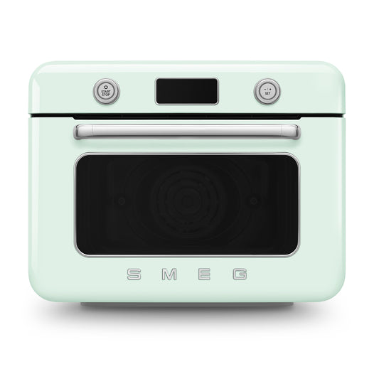 SMEG 10-in-1 Multifunction Countertop Combi Steam Oven Pastel Green