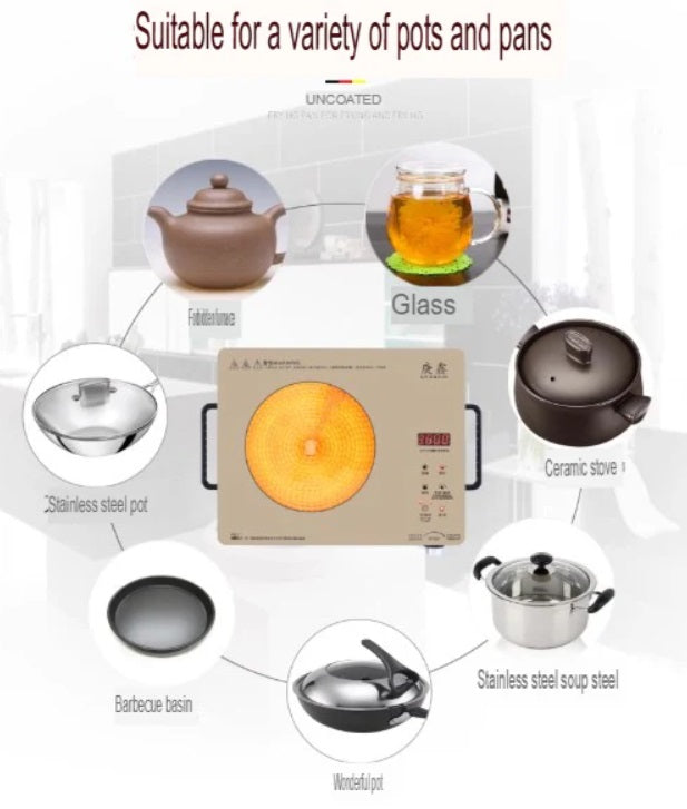 Geng Xin MD-35019 electric ceramic stove 2600w high power smart home light wave stove stir-fry soup hot pot