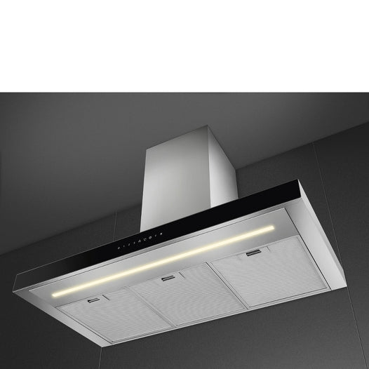 SMEG KBT9L4VN Chimney Cooker Hood 90cm Classic Stainless Steel