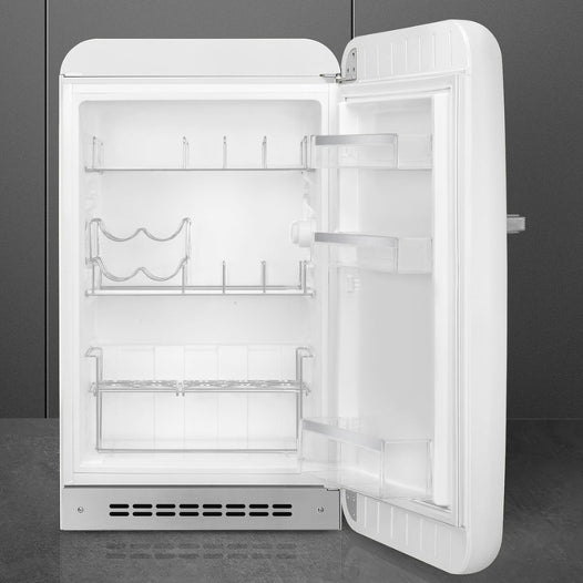 SMEG FAB10HRWH5 Freestanding Fridge Retro 50s Style White