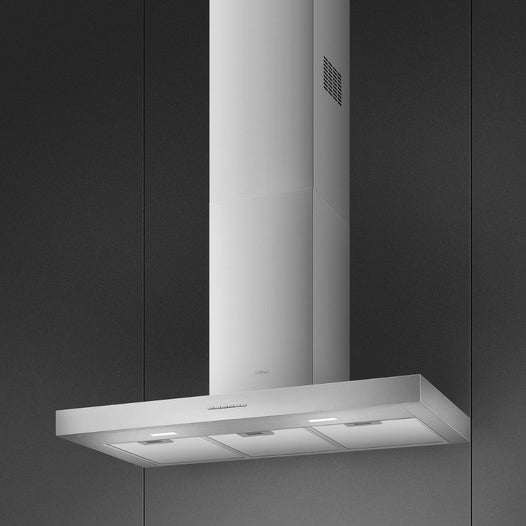 SMEG Chimney Cooker Hood 90cm Stainless Steel