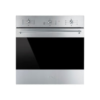 SO6102TG 60cm Thermo‑Ventilated Linea Oven Neptune Grey