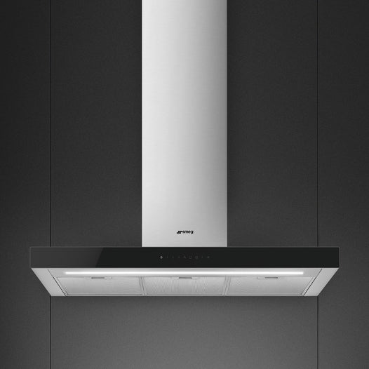 SMEG KBT9L4VN Chimney Cooker Hood 90cm Classic Stainless Steel