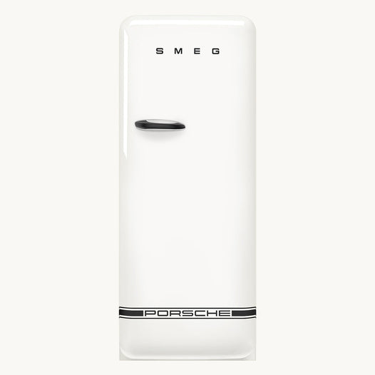 Smeg Fab28RdpCw6 Porsche Retro Freestanding Fridge Carrara White