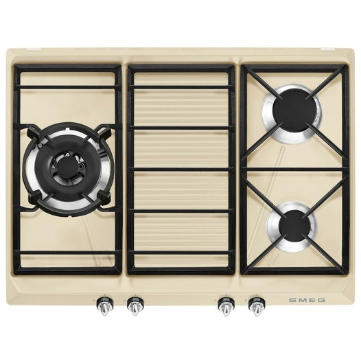 SMEG SR973PGHSG 70cm Gas Hob with 3 Burners Victoria