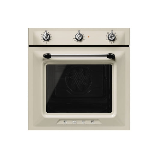 SMEG SF6905P1 60cm Victoria Aesthetic Traditional Analog Oven Cream