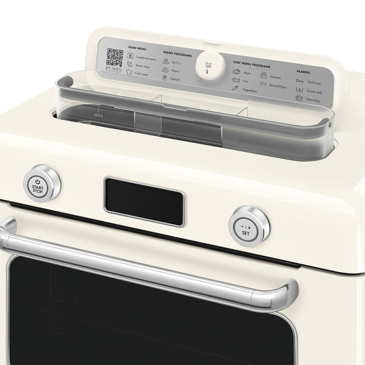 COF01CRUK 10-in-1 Multifunction Countertop Combi Steam Oven in Cream