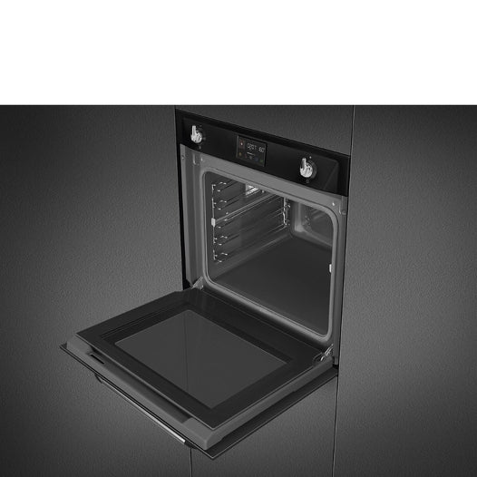 SMEG SOP6902S2PN Galileo 60cm SteamOne Combi Oven Black