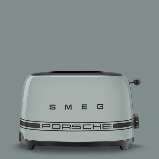 SMEG Porsche TSF01 Two‑Slice Toaster Shade Green