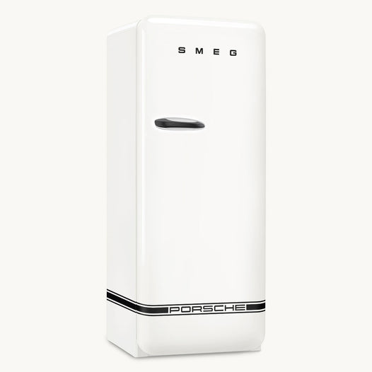 Smeg Fab28RdpCw6 Porsche Retro Freestanding Fridge Carrara White