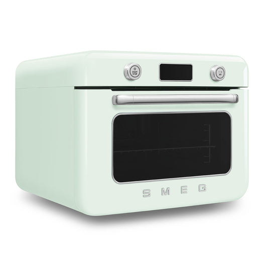 SMEG 10-in-1 Multifunction Countertop Combi Steam Oven Pastel Green