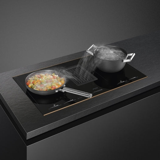 SMEG HOBD682R1 83cm Induction Hob Copper Trim