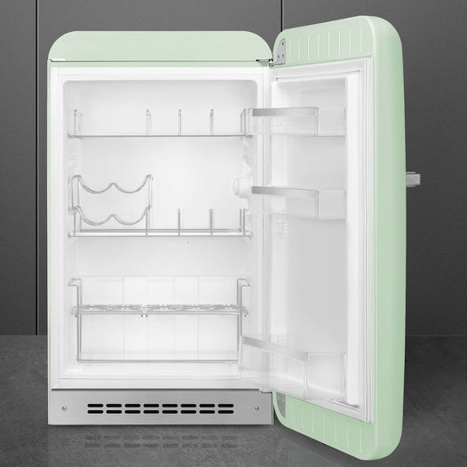 FAB10HRPG5 Retro Freestanding Fridge Pastel Green