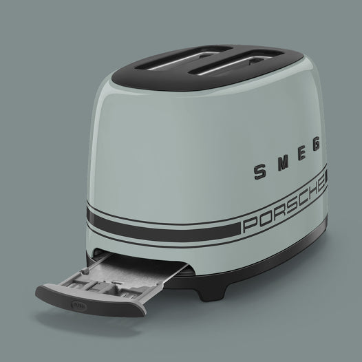 SMEG Porsche TSF01 Two‑Slice Toaster Shade Green