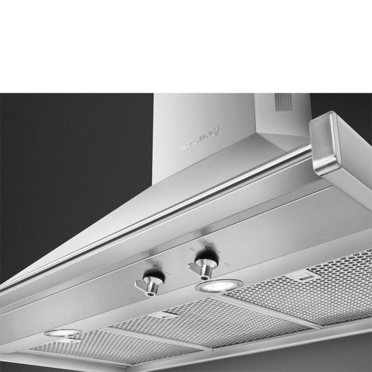 SMEG A1 Opera Wall Cooker Hood 90cm Stainless Steel