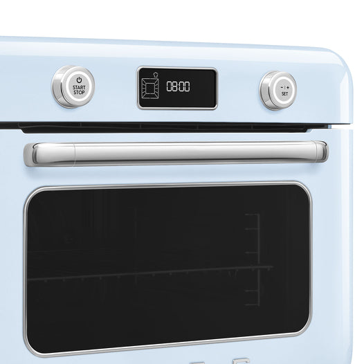 SMEG COF01PBUK 10-In-1 Multifunction Countertop Combi Steam Oven Pastel Blue