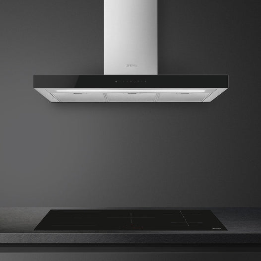 SMEG KBT9L4VN Chimney Cooker Hood 90cm Classic Stainless Steel