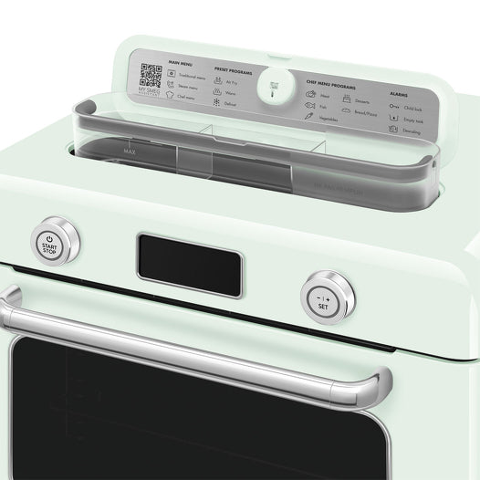 SMEG 10-in-1 Multifunction Countertop Combi Steam Oven Pastel Green