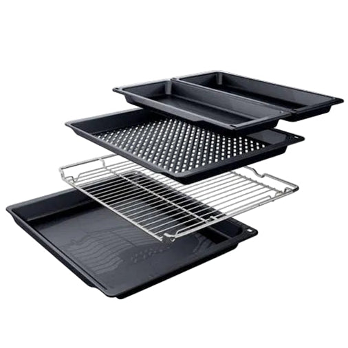 Bosch HJG852YB0K 60cm 76L Built-In Oven with Air Fry 2990W Black