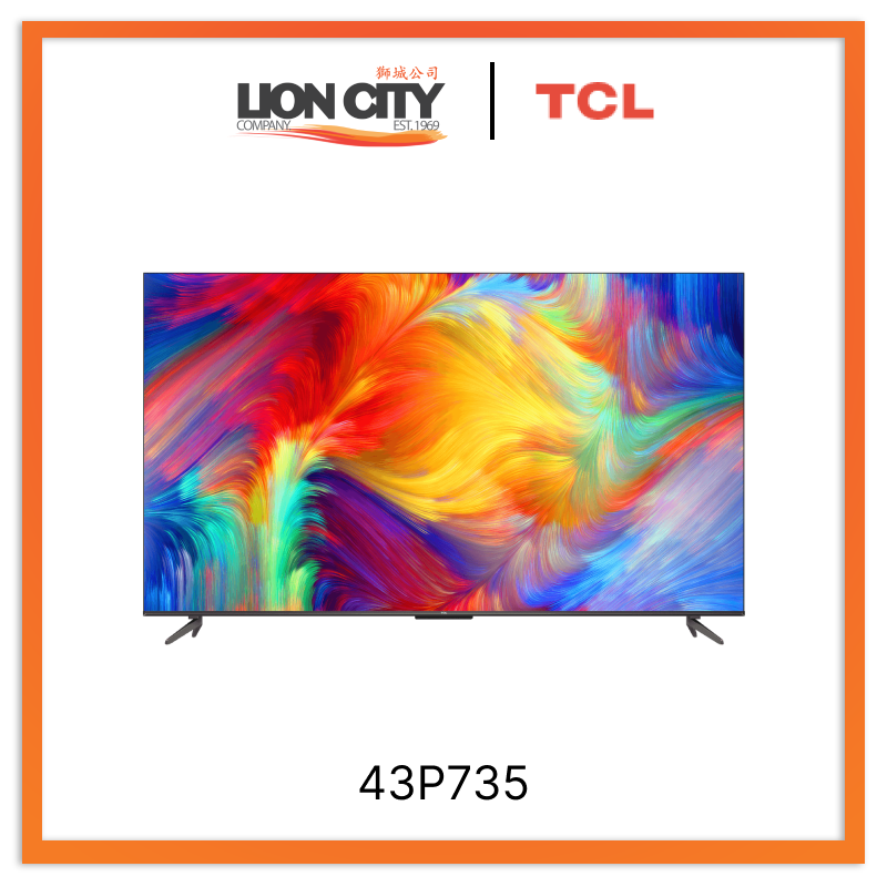 TCL 43P735 43" 4K HDR Google TV