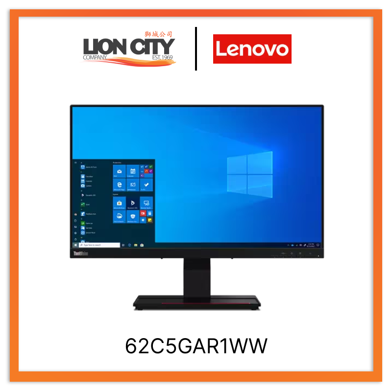 Lenovo ThinkVision T24t-20 23.8" FHD Touch Monitor 62C5GAR1WW