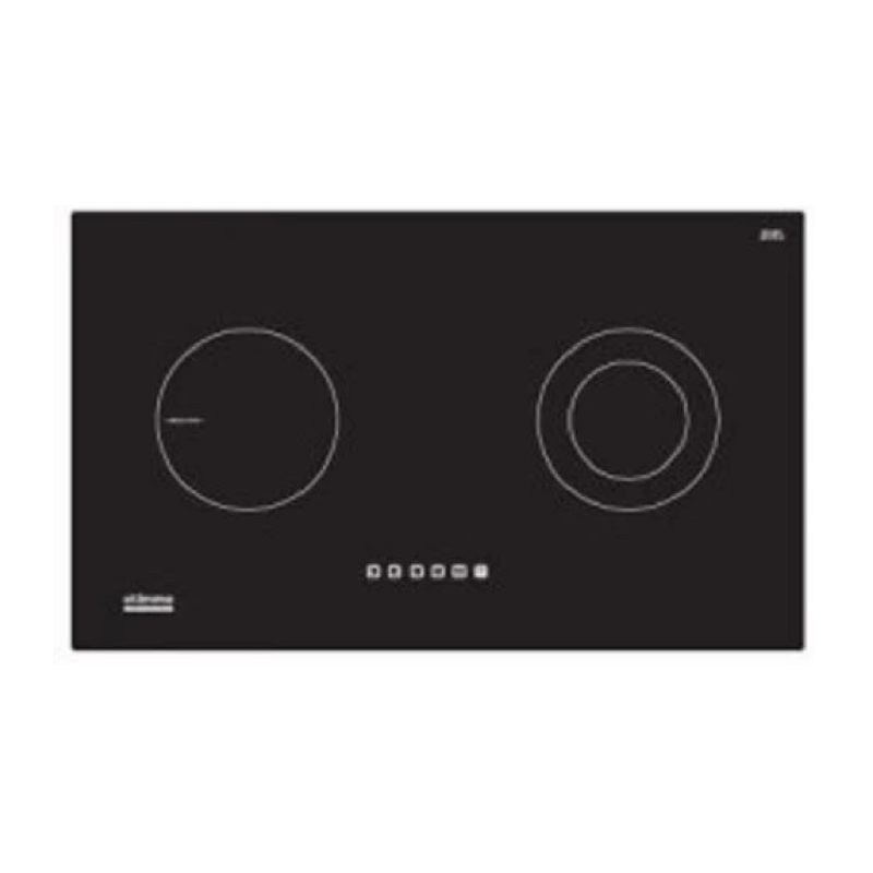 EuropAce ECH9208EBK 90cm 2000m3/h T-Shaped Chimney Hood + EIV5221V 75CM Built-in Induction Hob