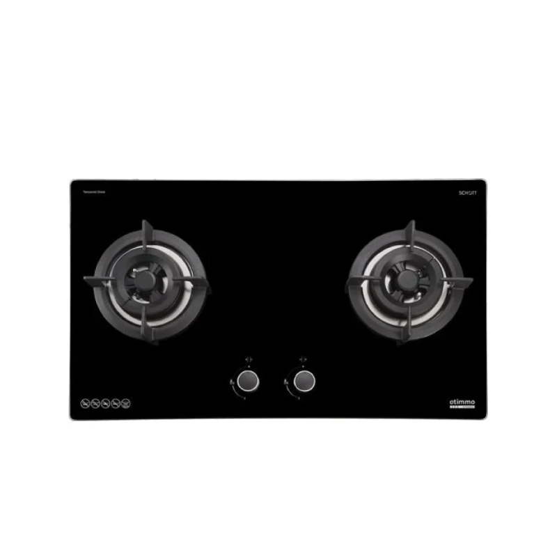 Europace ECH9148A 90cm Premium Inclined Hood + EBH3291U OTIMMO 2 Burner 90CM Stainless Steel Built-in Gas HOB