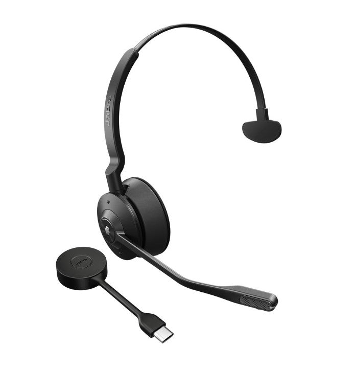 Jabra Engage 55 Mono MS Wireless ANC DECT Headset with Stand USB-C