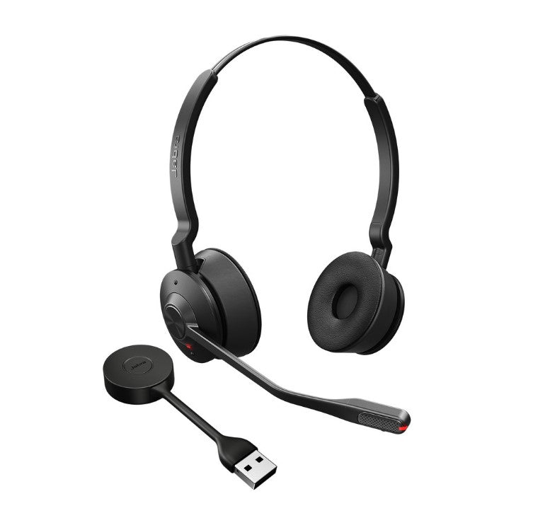 Jabra Engage 55 Mono UC Wireless ANC DECT Headset With Stand USB-A