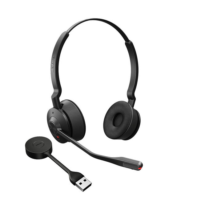 Jabra Engage 55 SE Stereo MS Wireless DECT Headset With Stand 9659-455-111