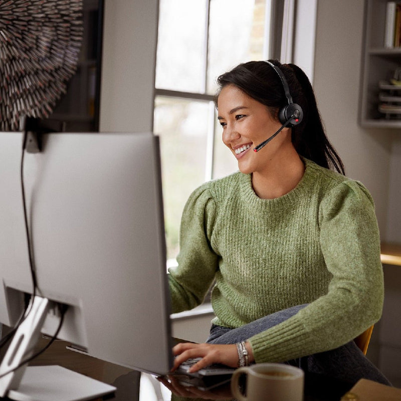Jabra Engage 55 SE Stereo MS Wireless DECT Headset with Stand USB-C