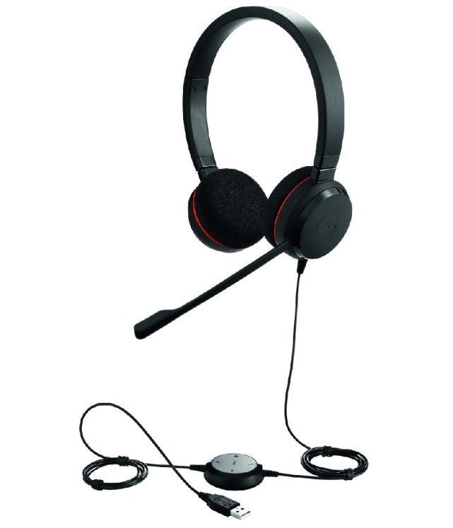 Jabra Evolve 20 MS Stereo Office Headset USB-C Black
