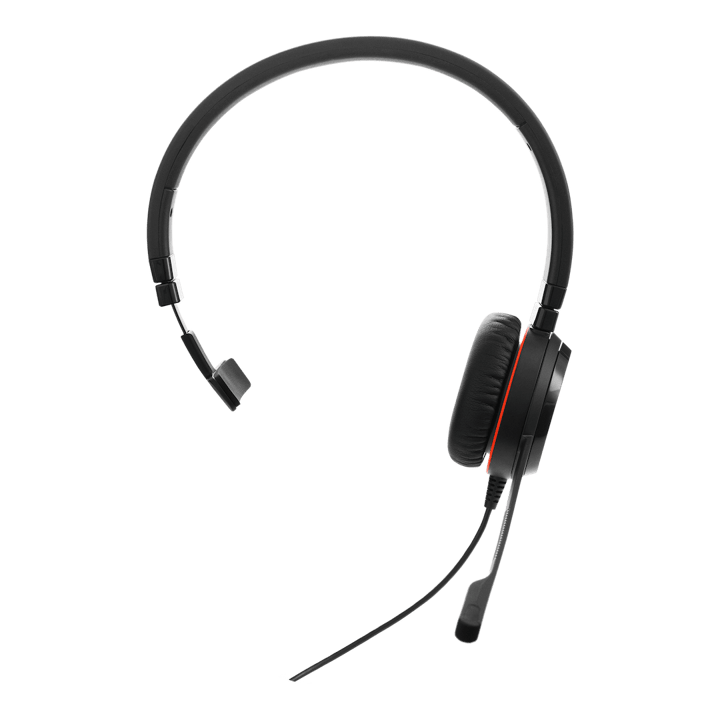 Jabra Evolve 30 II UC Mono Wired Headset USB-C/A Adapter Black