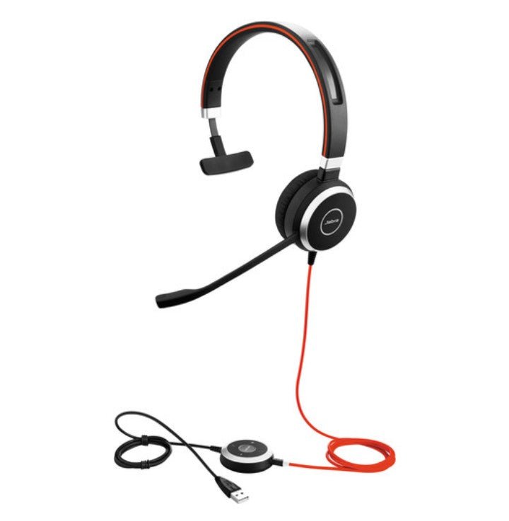 Jabra Evolve 40 MS Mono Office Headset USB-A 3.5mm