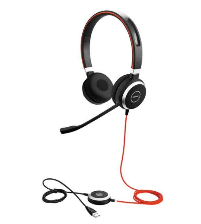 Jabra Evolve 40 MS Stereo Office Headset USB-A 3.5mm