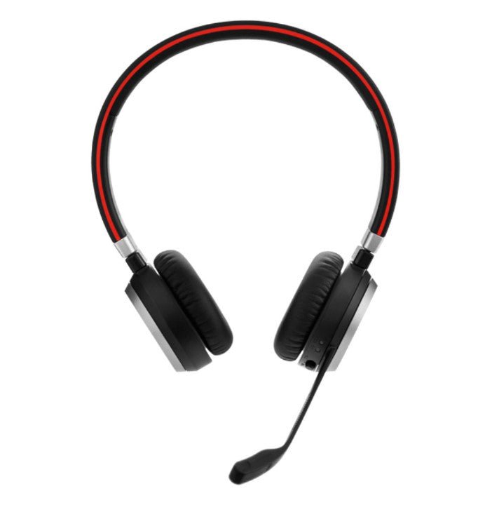 Jabra Evolve 65 SE MS Stereo Wireless Bluetooth Headset with Charging Stand USB-A