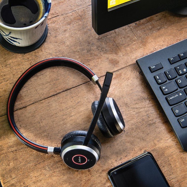 Jabra Evolve 65 SE MS Stereo Wireless Bluetooth Headset 6599-833-309