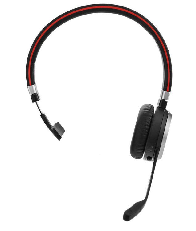 Jabra Evolve 65 SE UC Mono Wireless Bluetooth Headset with Charging Stand