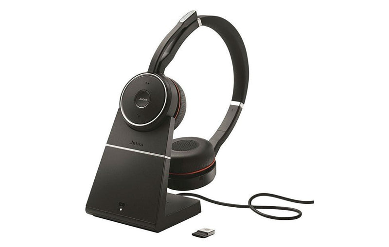 Jabra Evolve 75 SE UC Stereo Wireless Bluetooth Charging Stand USB-A