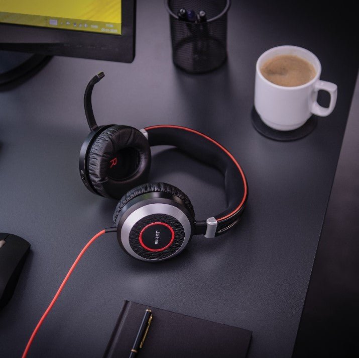 Jabra Evolve 80 MS Stereo Active Noise Cancelling Headset USB-A