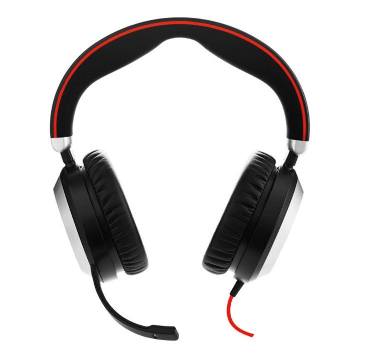 Jabra Evolve 80 UC Stereo Active Noise Cancelling Headset USB-A